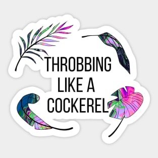 COCKEREL - Funny Bag Translation English Error Sticker